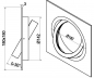 Preview: Einbaustrahler G53, schwenkbar, Alu-blank / -gebürstet, quadratisch