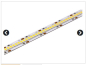 Preview: 24V-Stripe CRI 90 mit 240 LEDs/m