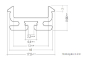 Preview: Alu LED Profil ZETT-201 eloxiert