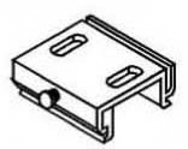 Befestigungsklammer, 3-Phasen-Schienensystem