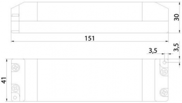 LED-Treiber 24V, max. 30W