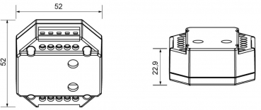 DALI-Taster-Modul, GC Group Control, Steuerung von bis zu 4 Gruppen