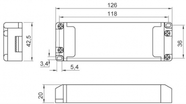 Netzgerät, Konstantstrom 1000mA/max. 26V dc