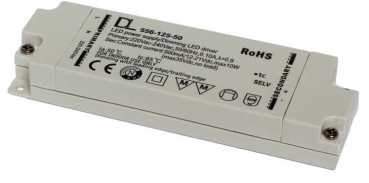 Netzgerät, dimmbar, 500mA/max.10W, Phasenabschnitt/-anschnitt