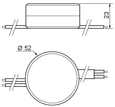 Netzgerät 7W, dimmbar, 350 Konstantstrom