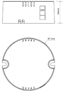 DALI-Netzgerät 9W, 350 oder 700mA Konstantstrom