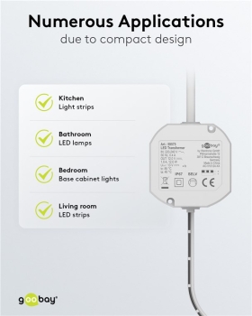 LED-Netzgerät IP67, 12V DC, 12W