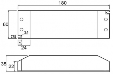 LED-Netzgerät, 12V DC, phasen-dimmbar, 18-30W