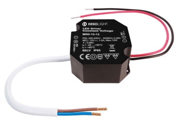 Mini-Netzgerät IP65, 12V dc, 12W