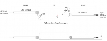 Dimmbarer LED Treiber, UL, AC/DC, 24Vdc, 25W