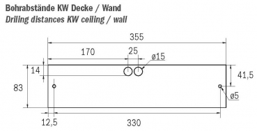 LED-Rettungszeichenleuchte, Akku 3 Std.