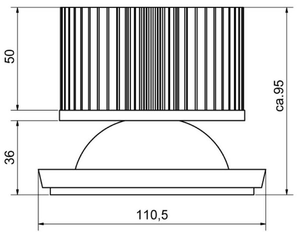 LED High Power Einsatz für EB-Strahler 30°