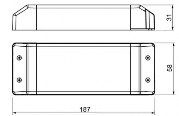 Netzgerät, kompakt, im Kunststoffgehäuse, 12V DC, 75W