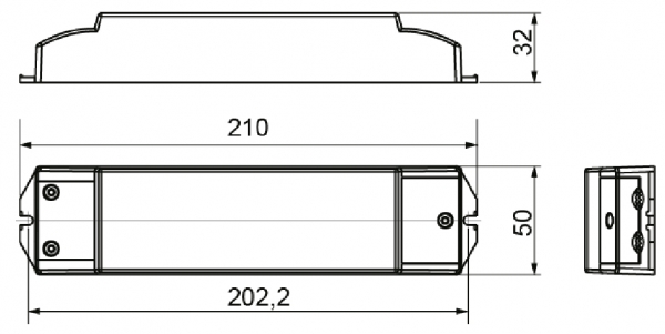DALI-Treiber Konstantstrom 250mA-1500mA wählbar