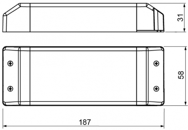 Netzgerät, primär dimmbar, 24V DC, 75W