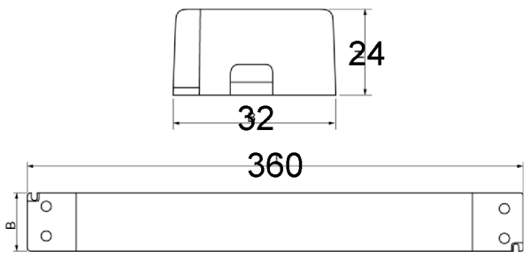 LED Netzgerät im Slim-Format, 24V DC, 150W