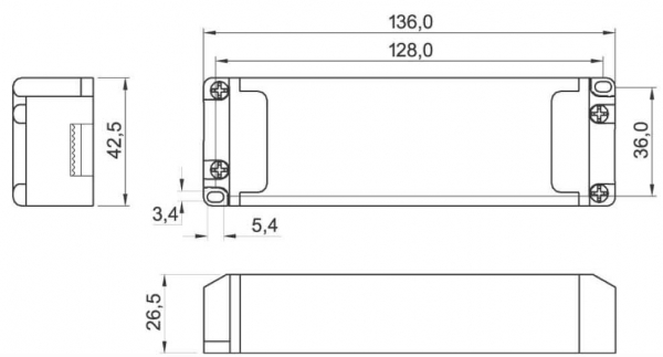 Netzgerät, Konstantstrom 1400mA/max.25V DC