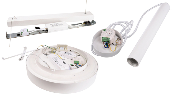 230V-Dimmer: DALI/Taster für Phasenabschnitt-dimmbare (TRIAC) Leuchten