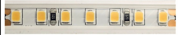 Flexible LED-Leiterplatte 5m, IP65, 24V, 9,6W/m, 140 LED/m