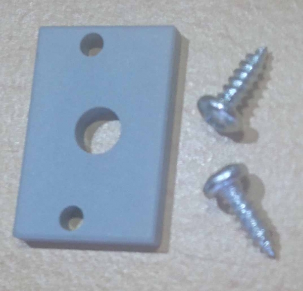 Endstück ULTIMATE I MINI, mit Kabelloch, mit 2 Schrauben