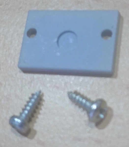 Profilendstück ULTIMATE I MINI, ohne Kabelloch, mit 2 Schrauben