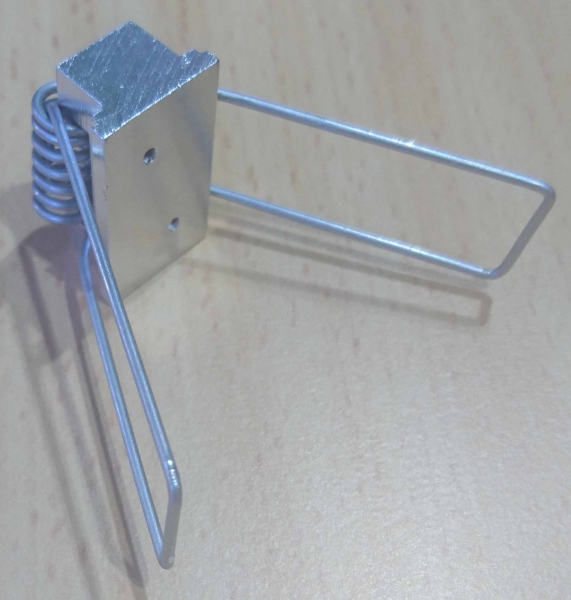 Federclip für das Kombi-Einbauprofil WING