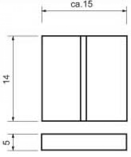 Direkt-Verbindung für Flex-Leiterplatten QX1, 10mm, max. 3A, 2-polig