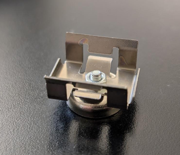 Magnet-Metallhalter für LED-Profil ZETT-201, ZETT-22W-2