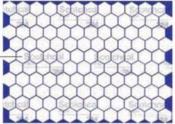 Wärmeleitende, doppelseitig klebende Pads, hexagonal