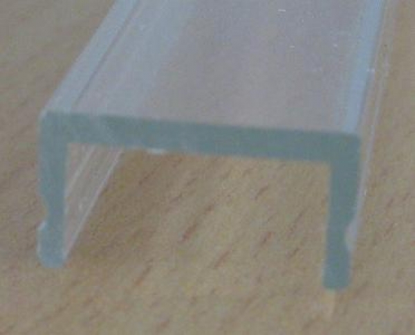 PMMA-Abdeckung flach, klar